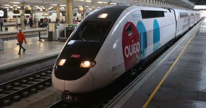 Tren de Ouigo en la estación de Sevilla Santa Justa © OUIGO.