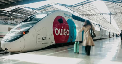 Tren de Ouigo en la estación de Málaga-María Zambrano. © OUIGO ESPAÑA.